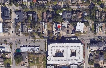 1724 Richmond Ave, Houston, TX - Vue aérienne vue de carte - Image1
