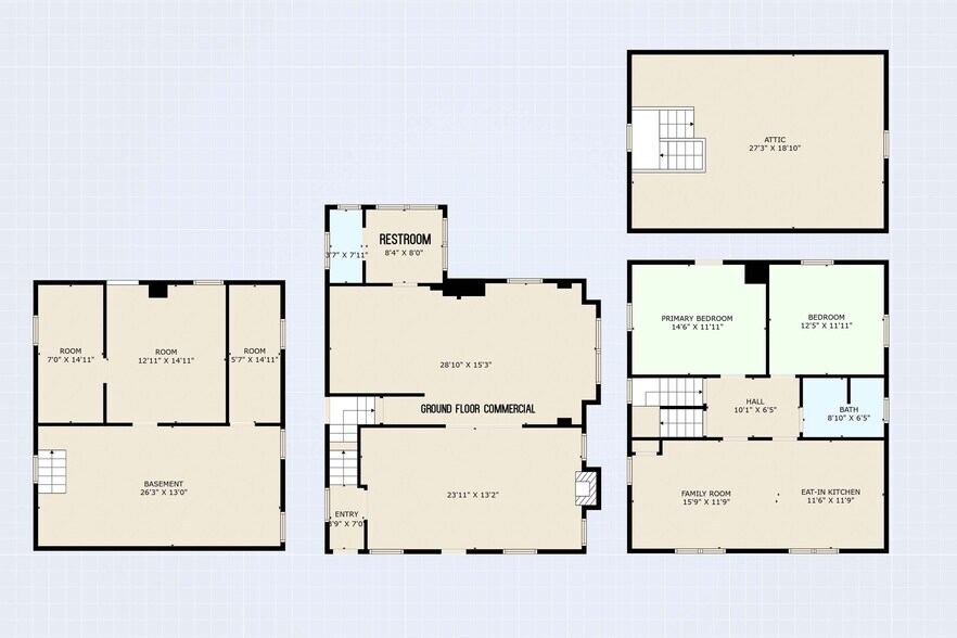 2307 Cleveland Ave NW, Canton, OH à vendre - Plan d’étage – Image 3 sur 21