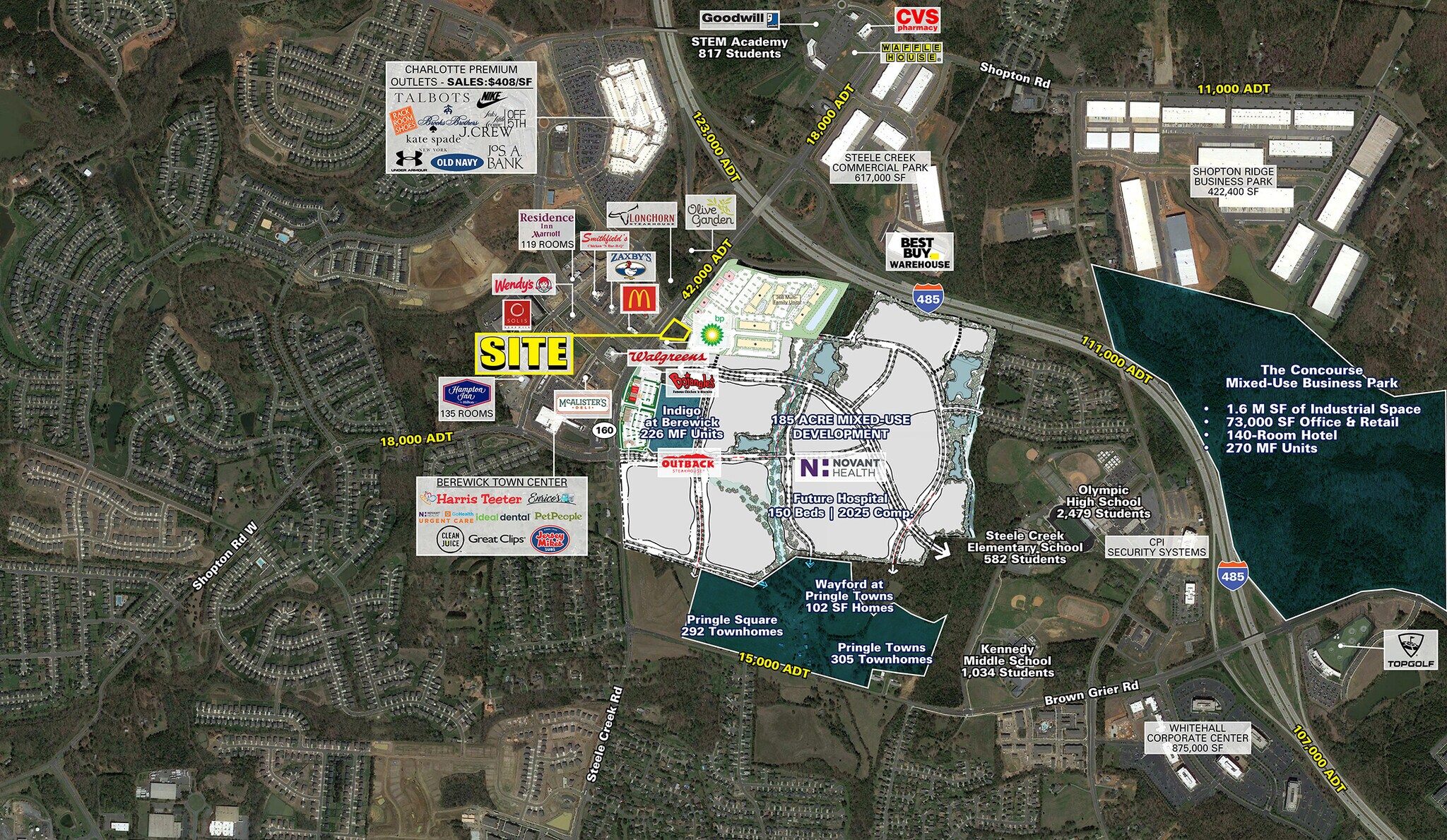 9301 Steele Creek rd, Charlotte, NC à louer Aérien– Image 1 sur 5