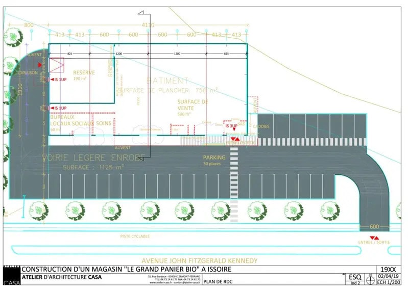 Local commercial dans Issoire à louer - Plan de site – Image 3 sur 3