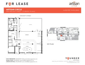 2973 W 7th St, Fort Worth, TX à louer Plan d’étage– Image 1 sur 2