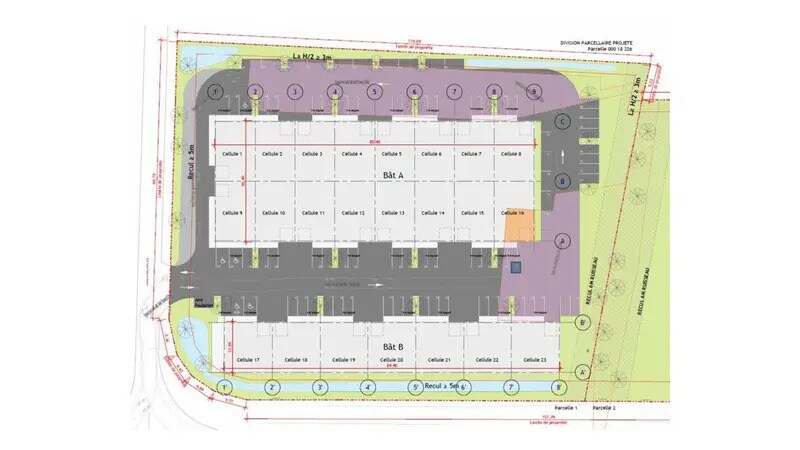 16 Rue Theophile Somborn, Boulay-Moselle à vendre - Plan de site – Image 2 sur 2