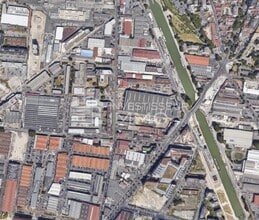 Aubervilliers - Vue aérienne  vue de carte