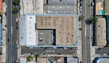 163 W 32nd St, Los Angeles, CA - VUE AÉRIENNE  vue de carte - Image1