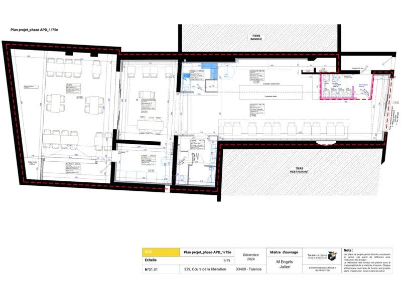 Local commercial dans Talence à louer - Plan d’étage – Image 3 sur 13