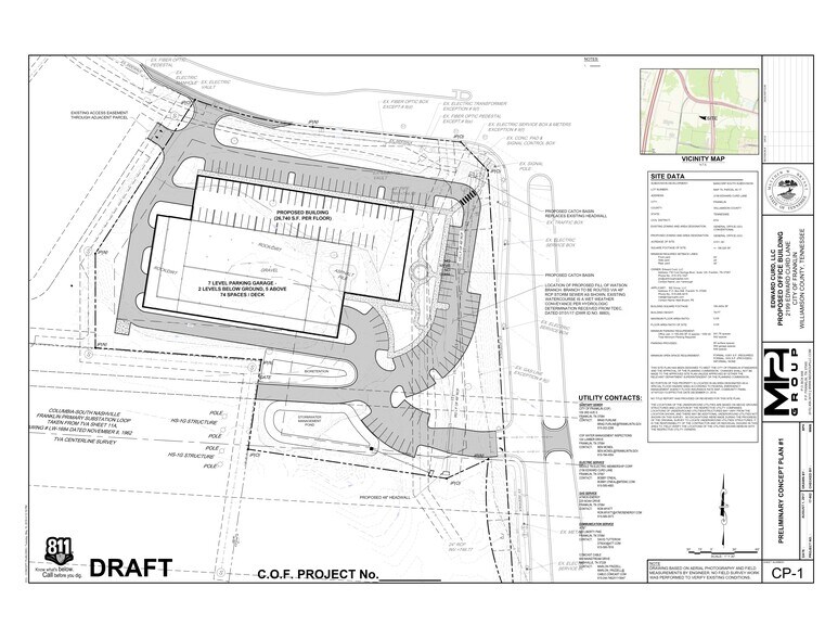 0 Carothers Parkway & Liberty Pike, Franklin, TN à louer - Plan de site – Image 2 sur 2