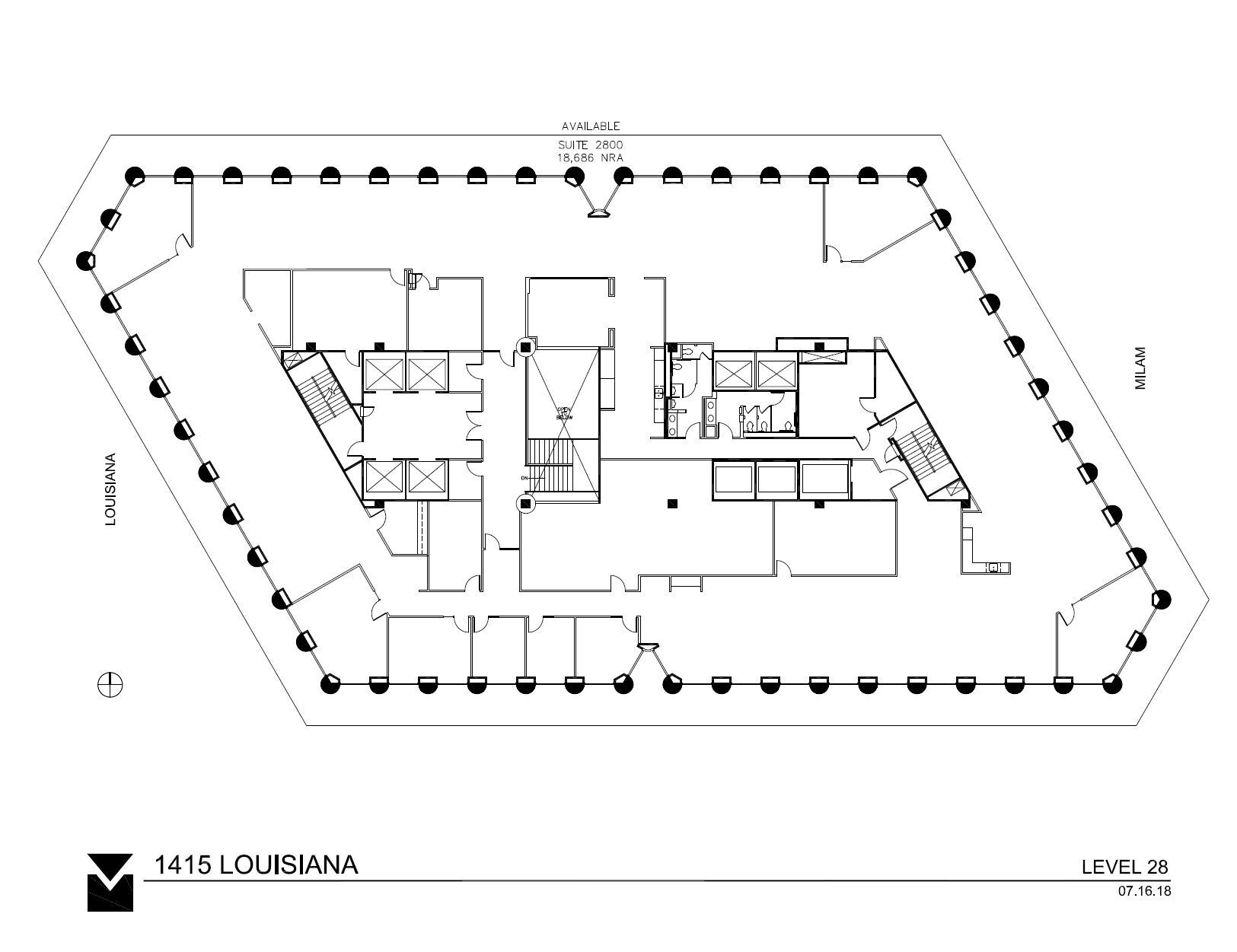 1415 Louisiana St, Houston, TX à vendre Plan d’étage– Image 1 sur 1