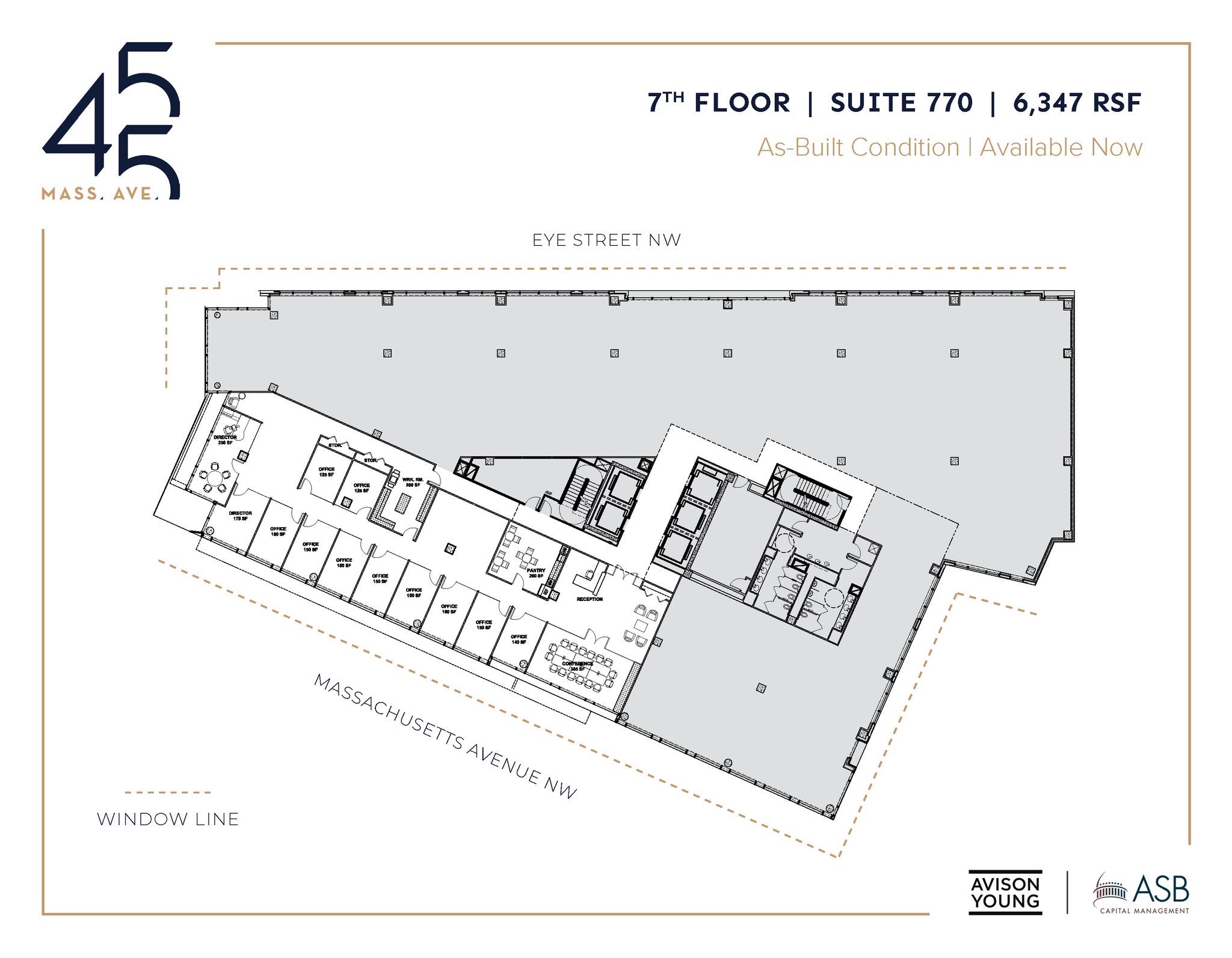 455 Massachusetts Ave NW, Washington, DC à louer Plan d’étage– Image 1 sur 1