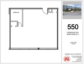 540-550 W Frontage Rd, Northfield, IL à louer Plan d’étage– Image 1 sur 3