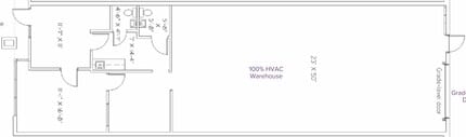 13300 McCormick Dr, Tampa, FL à louer Plan d’étage– Image 1 sur 2