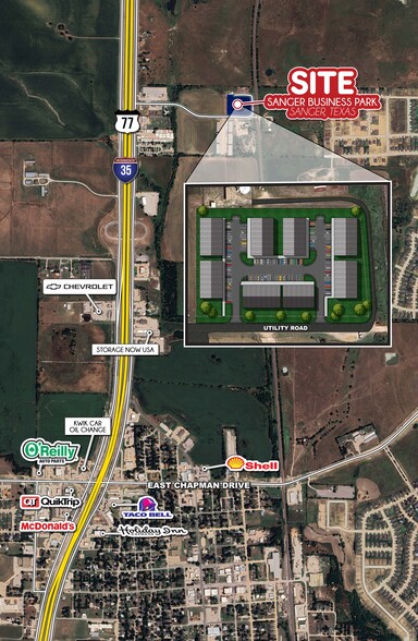TBD Utility Rd, Sanger, TX à louer - Photo de l’immeuble – Image 3 sur 4
