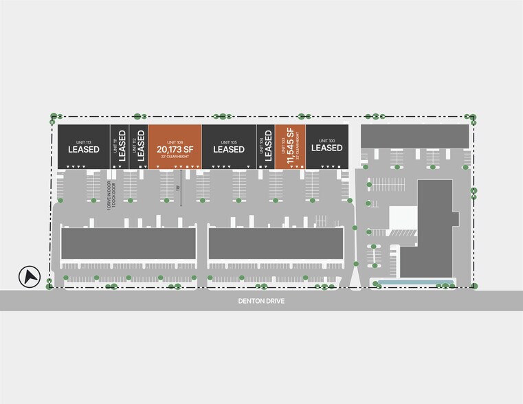 2200 Denton Dr, Austin, TX à louer - Plan de site – Image 2 sur 9