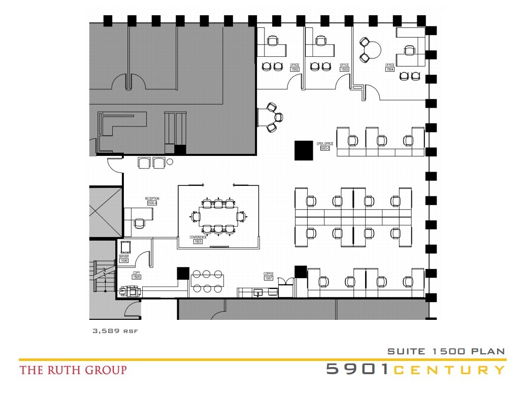 5901 W Century Blvd, Los Angeles, CA à louer Plan d’étage– Image 1 sur 1