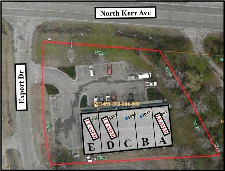 3041 N Kerr Ave, Wilmington, NC à louer - Plan d’étage – Image 2 sur 3