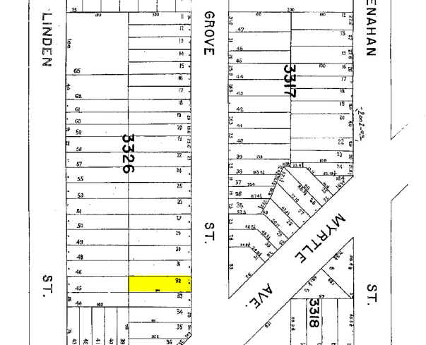 316 Grove St, Brooklyn, NY à vendre - Plan cadastral – Image 3 sur 3