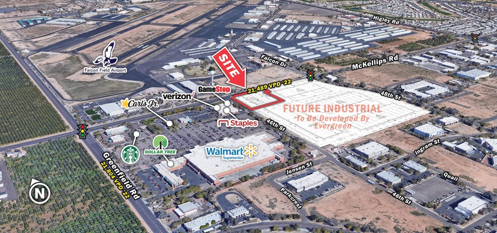 SE McKellips Rd & Greenfield Rd, Mesa, AZ à louer - Photo de l’immeuble – Image 1 sur 2