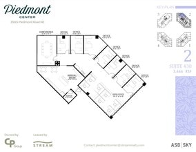3495 Piedmont Rd NE, Atlanta, GA à louer Plan d’étage– Image 1 sur 1