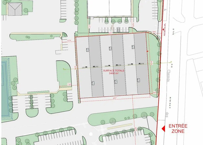 Industriel/Logistique dans Toulouse à louer - Plan de site – Image 3 sur 3