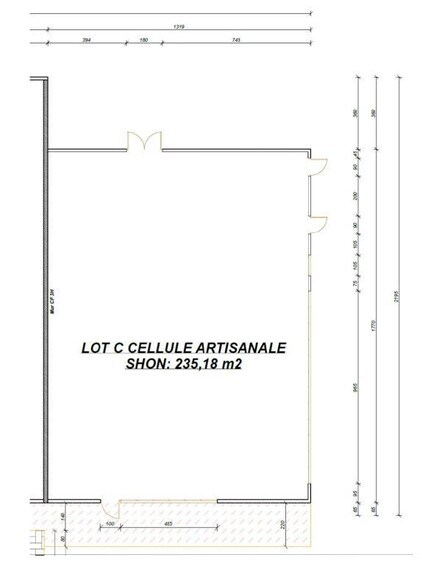 Local commercial dans Bourgoin-Jallieu à louer - Plan d’étage – Image 3 sur 3