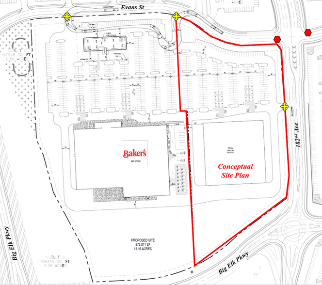 SWQ W Maple Rd & N 182nd ave, Elkhorn, NE à vendre - Plan de site – Image 3 sur 3