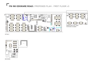 178-180 Edgware Rd, Londres à louer Plan d’étage– Image 1 sur 2