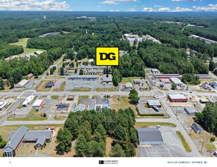 304 Central Ave, Butner, NC à vendre - Aérien – Image 3 sur 3