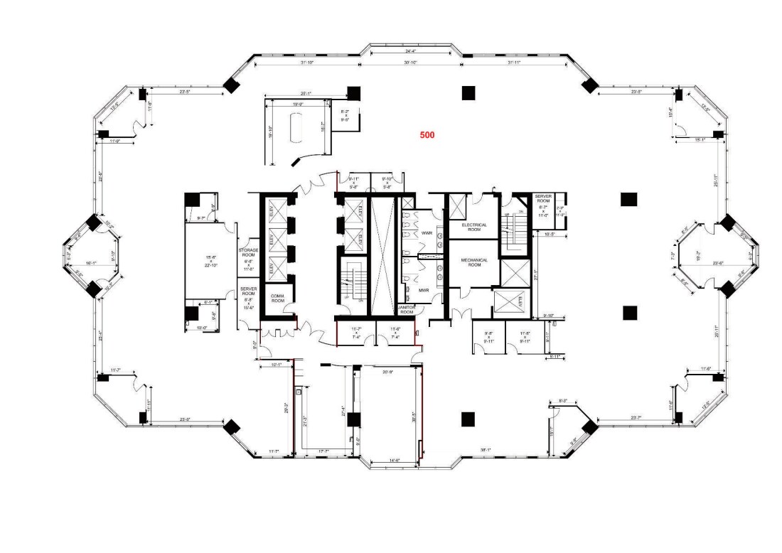 250 2nd St SW, Calgary, AB à louer Plan d’étage– Image 1 sur 2