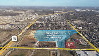 Plus de détails pour N Locust Street, Denton, TX - Terrain à vendre