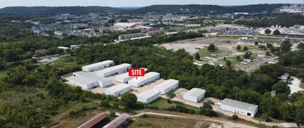 1232 W Sunchase Ct, Fayetteville, AR - Vue aérienne vue de carte