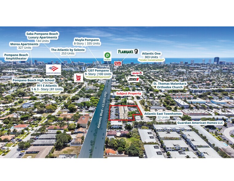 Atlantic Blvd, Pompano Beach, FL à vendre - Photo de l’immeuble – Image 3 sur 18
