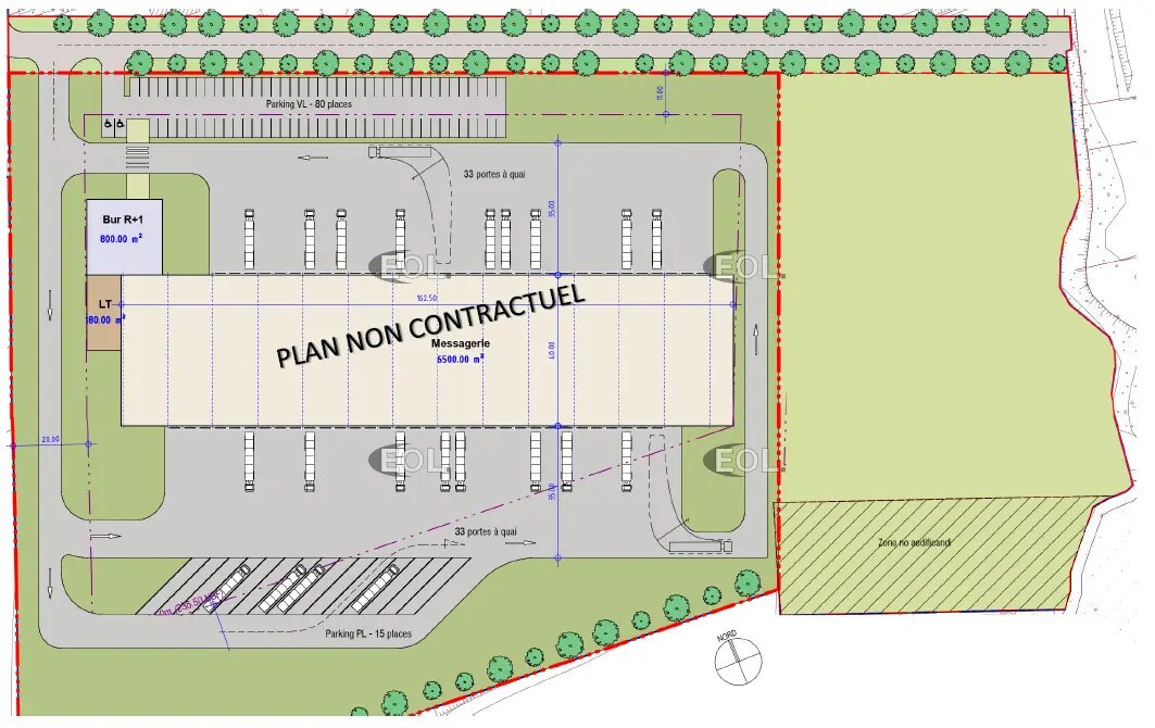 Industriel/Logistique dans Fuveau à louer Plan de site– Image 1 sur 2