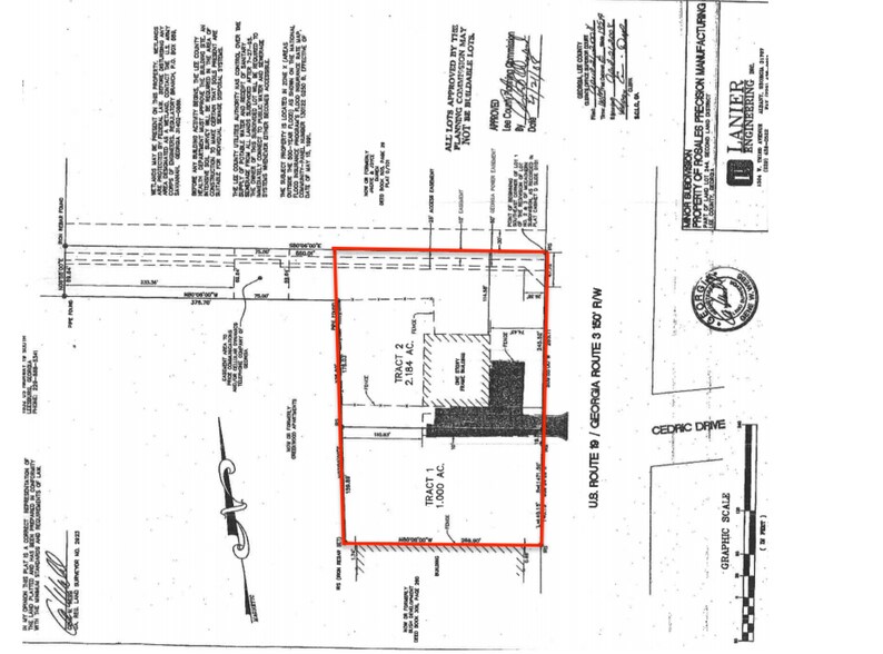 1532 US Highway 19, Leesburg, GA à louer - Plan de site – Image 3 sur 3