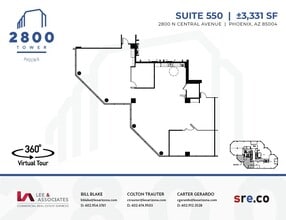 2800 N Central Ave, Phoenix, AZ à louer Plan d’étage– Image 1 sur 1