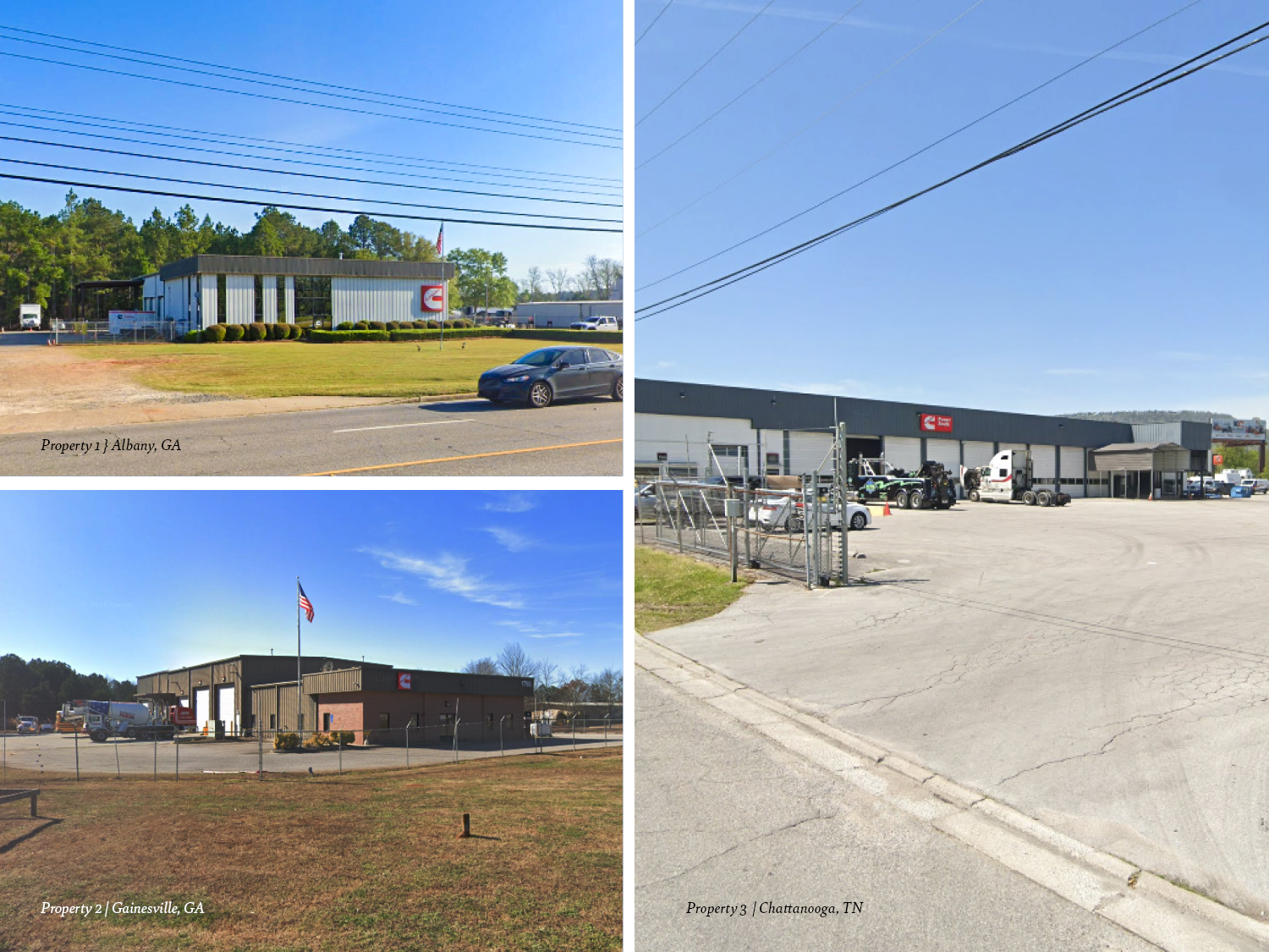Cummins Inc. - Southeast Portfolio portefeuille de 3 biens à vendre sur LoopNet.fr Photo de l’immeuble– Image 1 sur 7