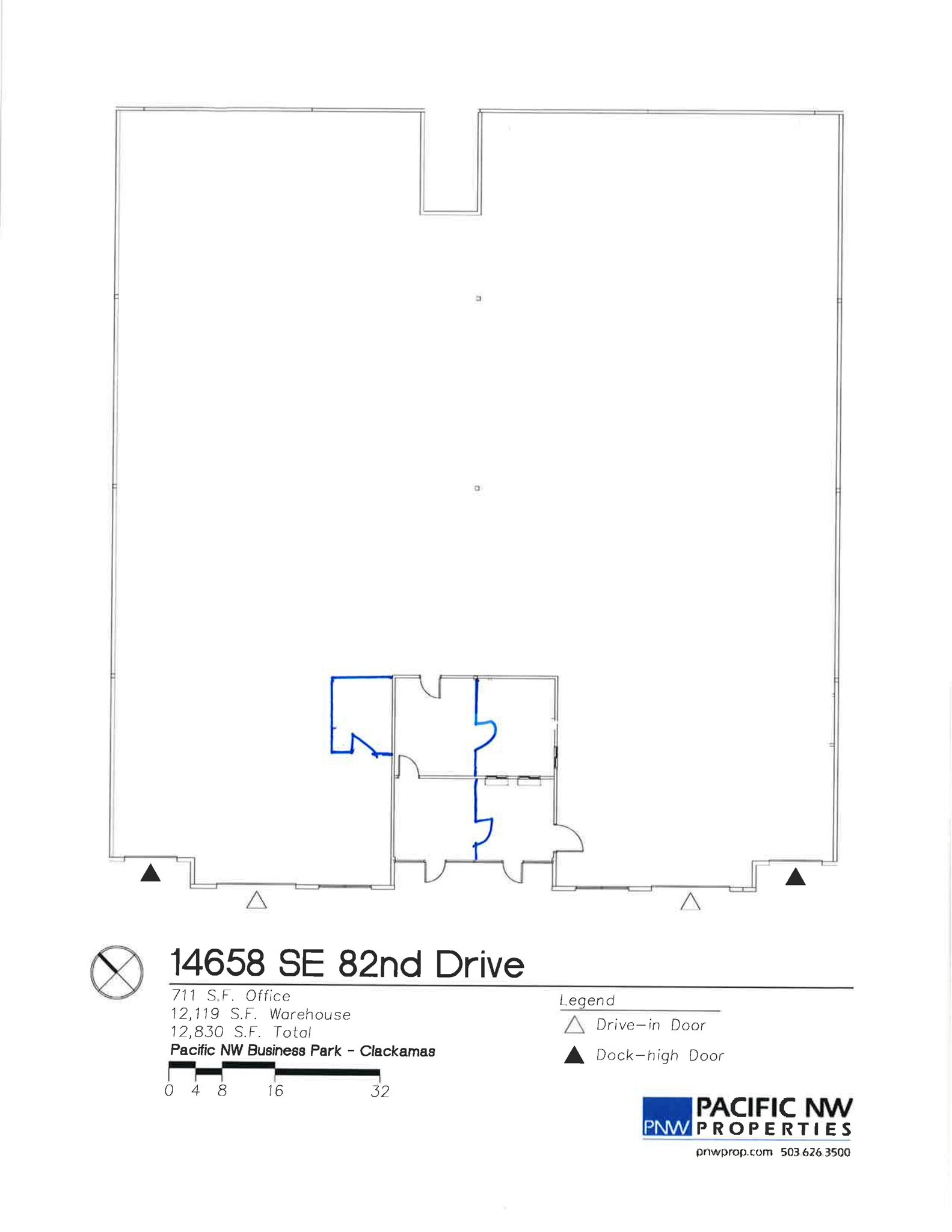 14614 SE 82nd Dr, Clackamas, OR à louer Plan de site– Image 1 sur 1