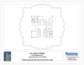 633 W 5th St, Los Angeles, CA à louer Plan d’étage– Image 1 sur 1