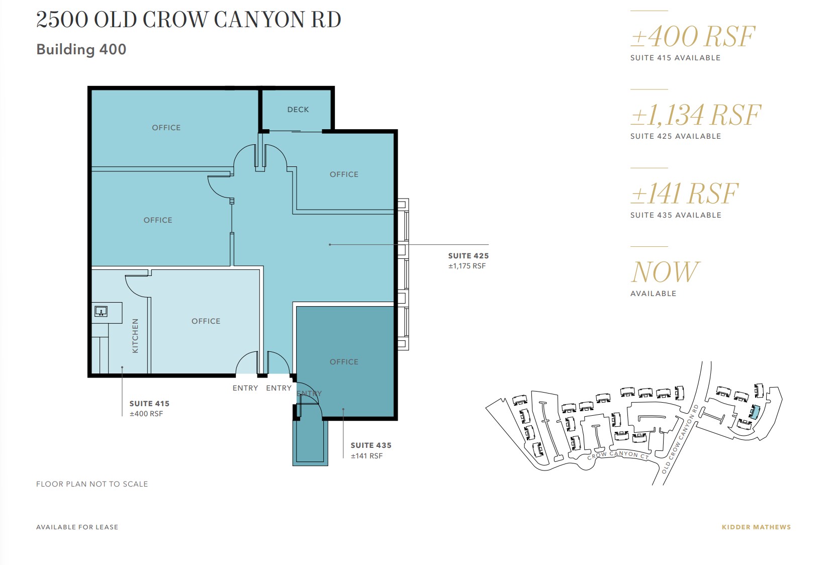 3 Crow Canyon Ct, San Ramon, CA à louer Plan d’étage– Image 1 sur 1