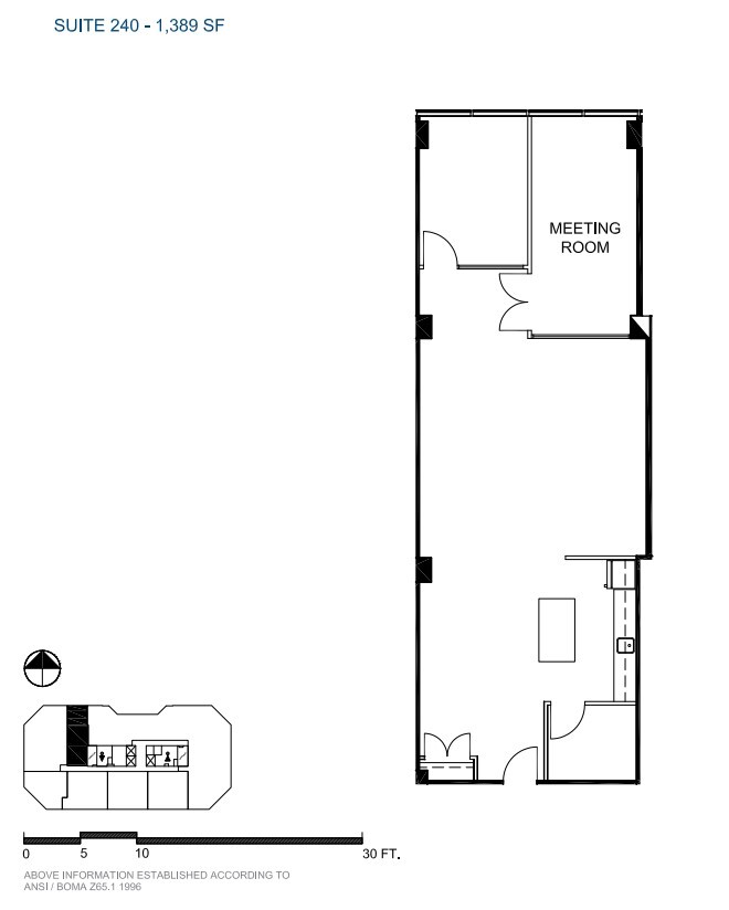 65 Overlea Blvd, Toronto, ON à louer Plan d’étage– Image 1 sur 1