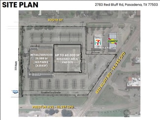 Plus de détails pour 2783 Red Bluff Rd, Pasadena, TX - Terrain à louer