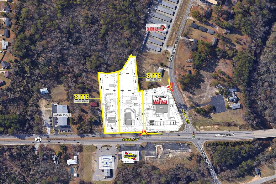1589 N Bragg Blvd, Spring Lake, NC à louer - Aérien – Image 3 sur 4