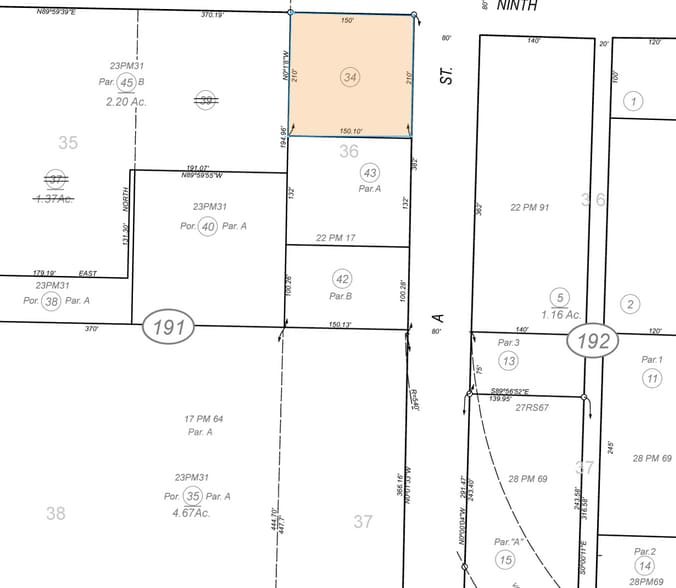 905 S A St, Oxnard, CA à louer - Plan cadastral – Image 3 sur 11