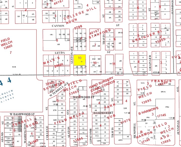 810 Lipscomb St, Fort Worth, TX à vendre - Plan cadastral – Image 2 sur 11