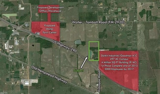 Plus de détails pour US 290 & Kickapoo Rd, Waller, TX - Terrain à vendre