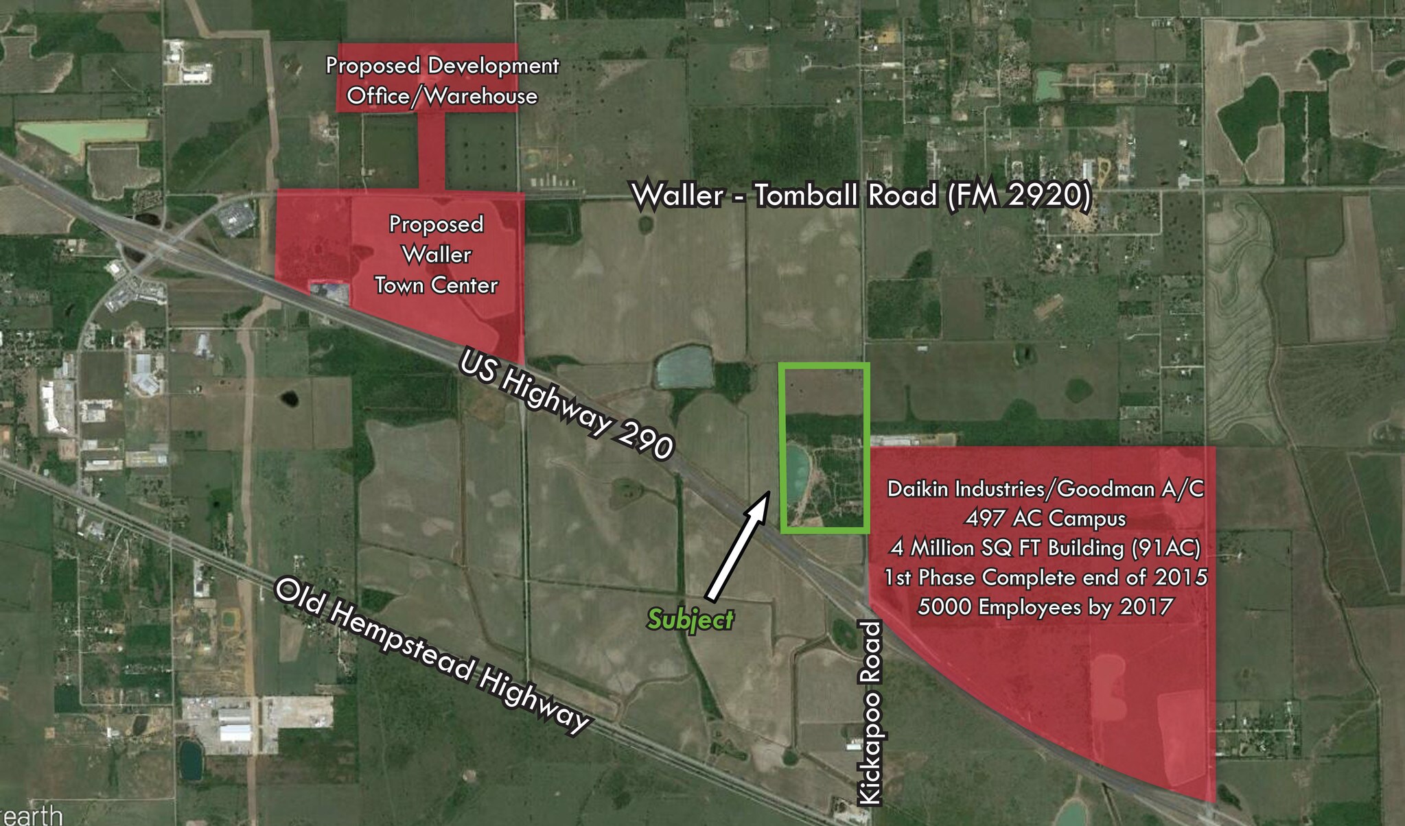 US 290 & Kickapoo Rd, Waller, TX à vendre Photo principale– Image 1 sur 15