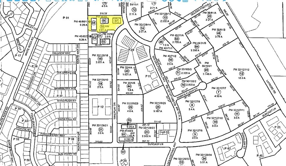 5009 Windplay Dr, El Dorado Hills, CA à vendre - Plan cadastral – Image 2 sur 2