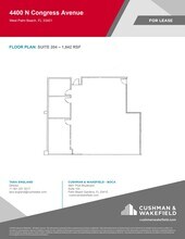 4400 N Congress Ave, West Palm Beach, FL à vendre Plan d’étage– Image 1 sur 1