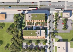 22 Avenue Jean Jaurès, Décines-Charpieu, RHO - Vue aérienne  vue de carte