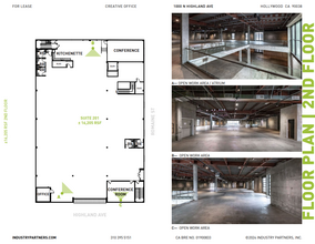 1000 N Highland Ave, Los Angeles, CA à louer Plan d’étage– Image 1 sur 1