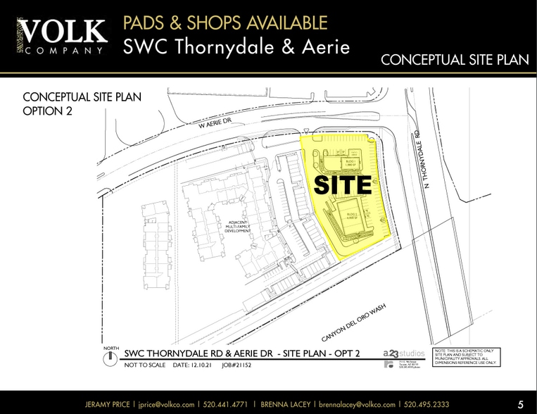 SWC Thornydale Rd & Aerie Dr, Tucson, AZ à louer - Plan cadastral – Image 2 sur 7