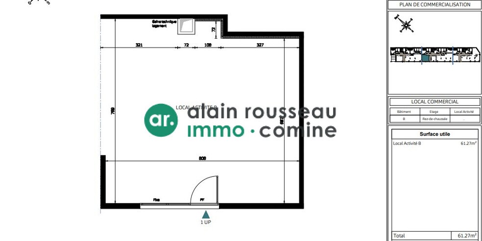 Local commercial dans Angers à vendre - Plan d’étage – Image 3 sur 3